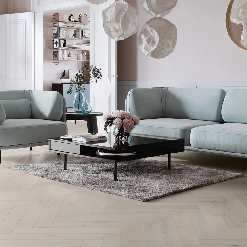 Stejar Cappuccino Herringbone 110 photo1